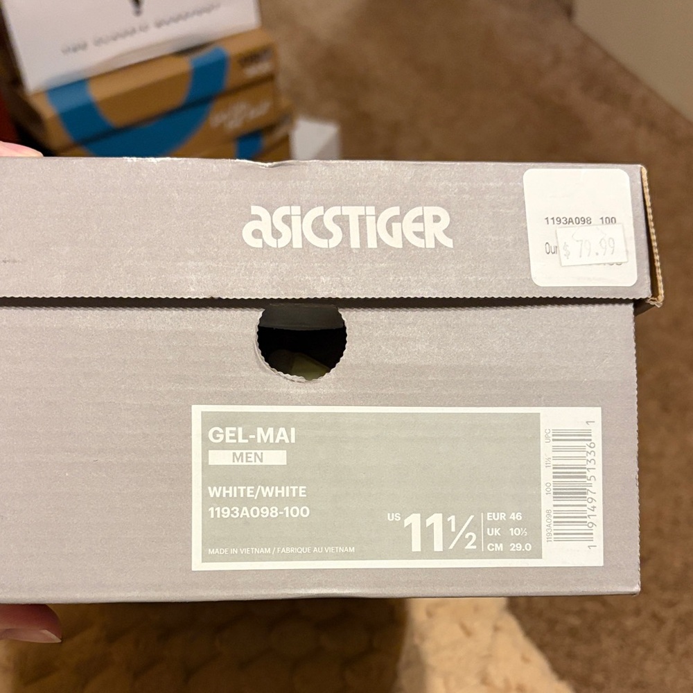 Asics White Gel-Mai Sneakers